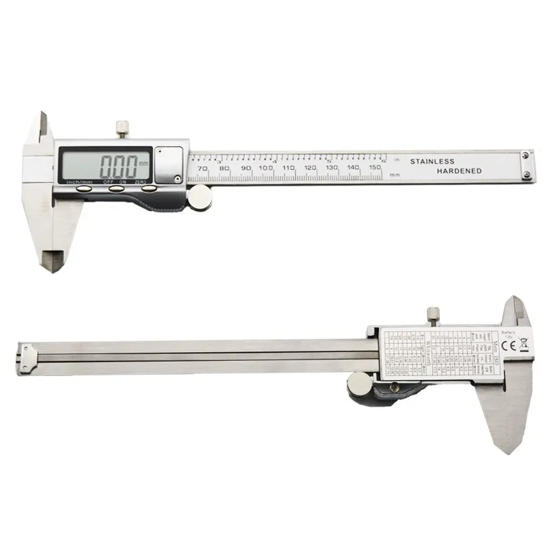 1 Pcs Digital Caliper Stainless Steel 0-150MM Electronic Vernier Caliper Depth Measuring Hand Tools Testing Tools
1 Pcs Digital Caliper Stainless Steel 0-150MM Electronic Vernier Caliper Depth Measuring Hand Tools Testing Tools