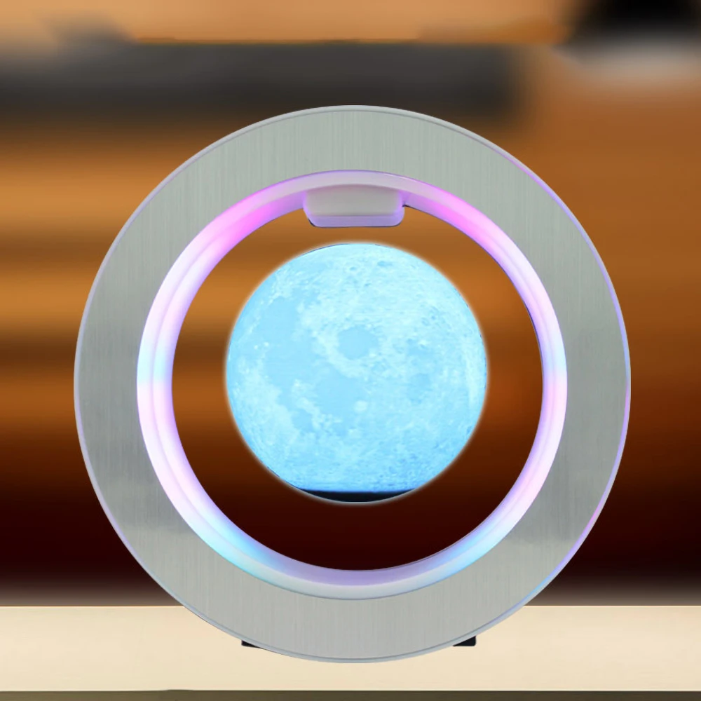 Creative 4 Inch Printing Magnetic Levitation Moon Lamp Home Room Decoration Gift
Creative 4 Inch Printing Magnetic Levitation Moon Lamp Home Room Decoration Gift