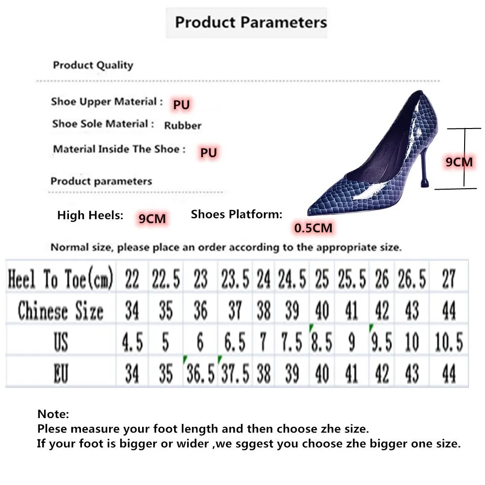 New Chic Snake Scale PU Women Pumps Luxury Design High Quality Lady Runway Party Shoes Fashion Sexy Stiletto Pointed High Heels
New Chic Snake Scale PU Women Pumps Luxury Design High Quality Lady Runway Party Shoes Fashion Sexy Stiletto Pointed High Heels
