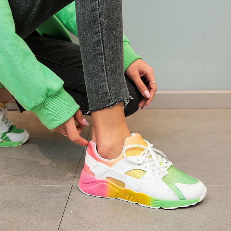 Women Shoes Outdoor Leisure Sneakers Multicolor Round Head Comfortable Running Sport Light and Comfortable Tenis Feminino Shoes
Women Shoes Outdoor Leisure Sneakers Multicolor Round Head Comfortable Running Sport Light and Comfortable Tenis Feminino Shoes