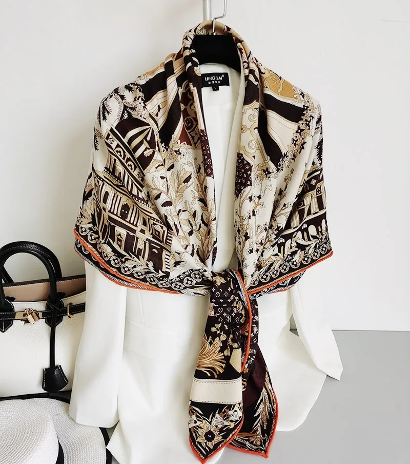 Высококачественные роскошные брендовые двухсторонние шарфы из смеси шелка и кашемира с принтом, шаль, пальто, накидки, одеяло, шарф
Высококачественные роскошные брендовые двухсторонние шарфы из смеси шелка и кашемира с принтом, шаль, пальто, накидки, одеяло, шарф