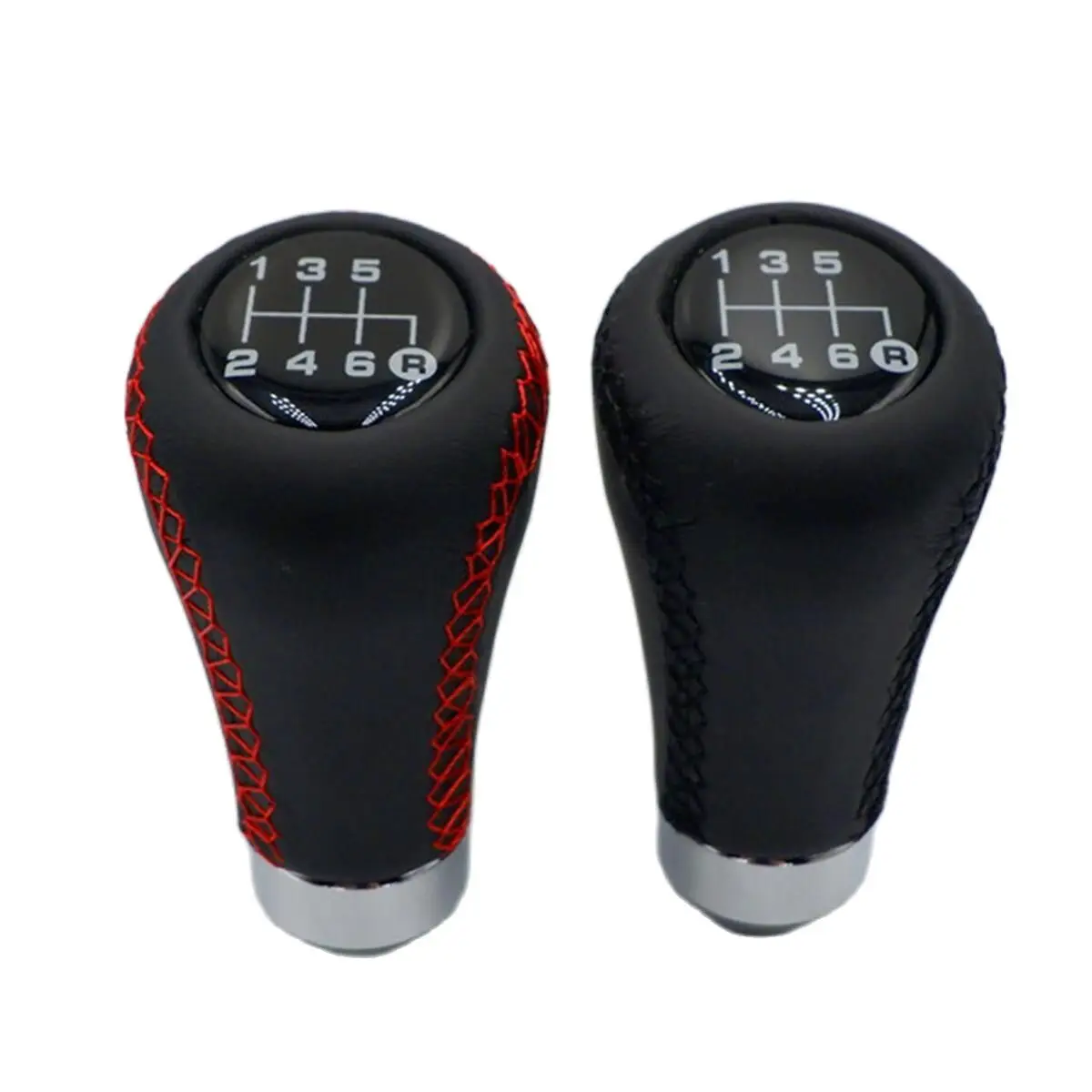 Car Universal Gear Shift Knob Gear Stick 6 Speed Manual Shifter Lever Black Red Line Stitche PU Leather
Car Universal Gear Shift Knob Gear Stick 6 Speed Manual Shifter Lever Black Red Line Stitche PU Leather