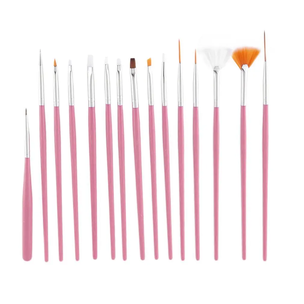 15 Pcs Cosmetic Nail Art Polish Painting Draw Pen Brush Tips Tools Set UV Gel DIY Decoration Beauty Painting Equipment Tools
15 Pcs Cosmetic Nail Art Polish Painting Draw Pen Brush Tips Tools Set UV Gel DIY Decoration Beauty Painting Equipment Tools