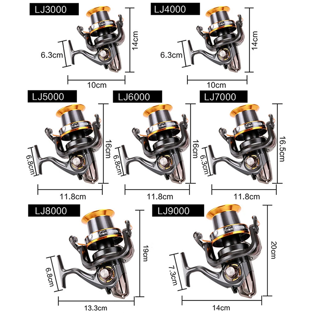 12+1BB Fishing Reel 3000-12000 Full Metal Spool Jigging Trolling Long Short Casting Fishing Surf Saltwater Reel Fishing
12+1BB Fishing Reel 3000-12000 Full Metal Spool Jigging Trolling Long Short Casting Fishing Surf Saltwater Reel Fishing