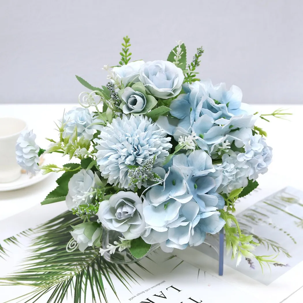 1PCS Hand Bouquet Mixed Artificial Flowers Peony, Rose, European Rose, Hydrangea *100% Brand New And High Quality
1PCS Hand Bouquet Mixed Artificial Flowers Peony, Rose, European Rose, Hydrangea *100% Brand New And High Quality