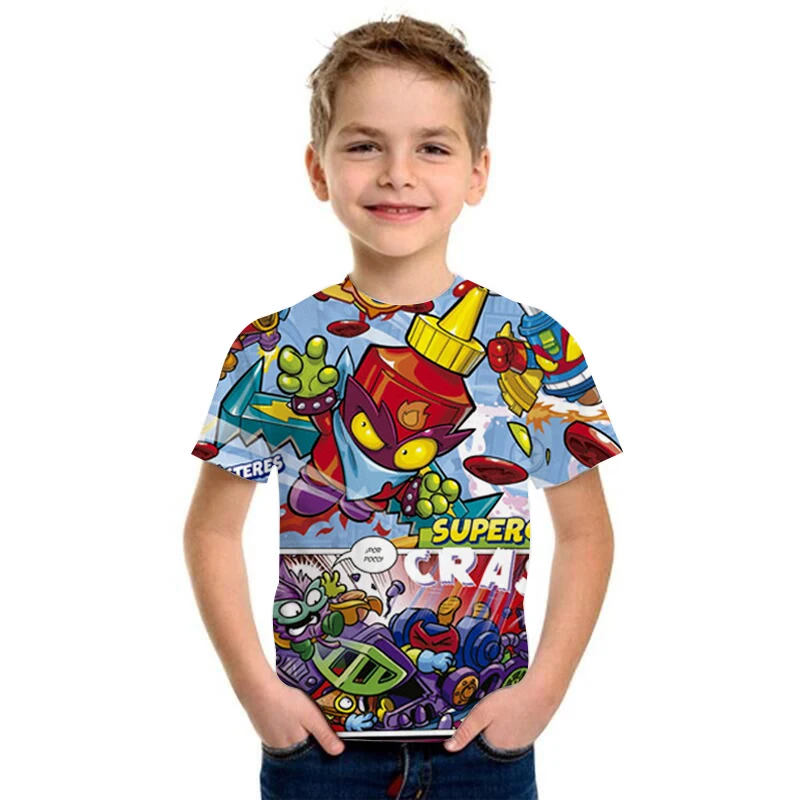 2020 New Fashion T Shirt Summer Short Sleeve O-neck Tshirt Superzings Tees for Baby Boys Kids Casual Cartoon Tops Girls T-shirt
2020 New Fashion T Shirt Summer Short Sleeve O-neck Tshirt Superzings Tees for Baby Boys Kids Casual Cartoon Tops Girls T-shirt