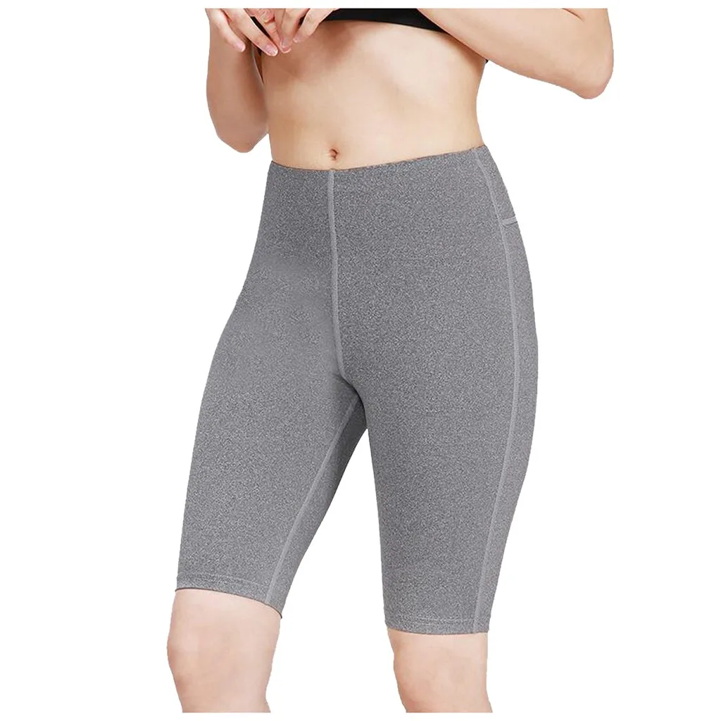 2021 women Yo-ga Pants Women High Waist Tight Sports Elastic Solid Color Fitness Yo-ga Knee Length Pants femenino
2021 women Yo-ga Pants Women High Waist Tight Sports Elastic Solid Color Fitness Yo-ga Knee Length Pants femenino