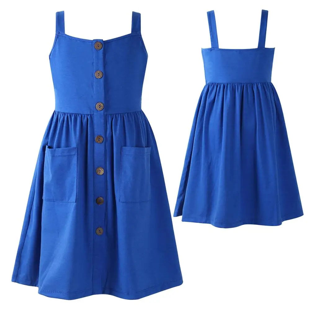Children Cotton Casual Beach Summer Dress Holiday Party Sundress Sleeveless Square Neck A-Line Kids Girls Midi Dress Vestidos
Children Cotton Casual Beach Summer Dress Holiday Party Sundress Sleeveless Square Neck A-Line Kids Girls Midi Dress Vestidos
