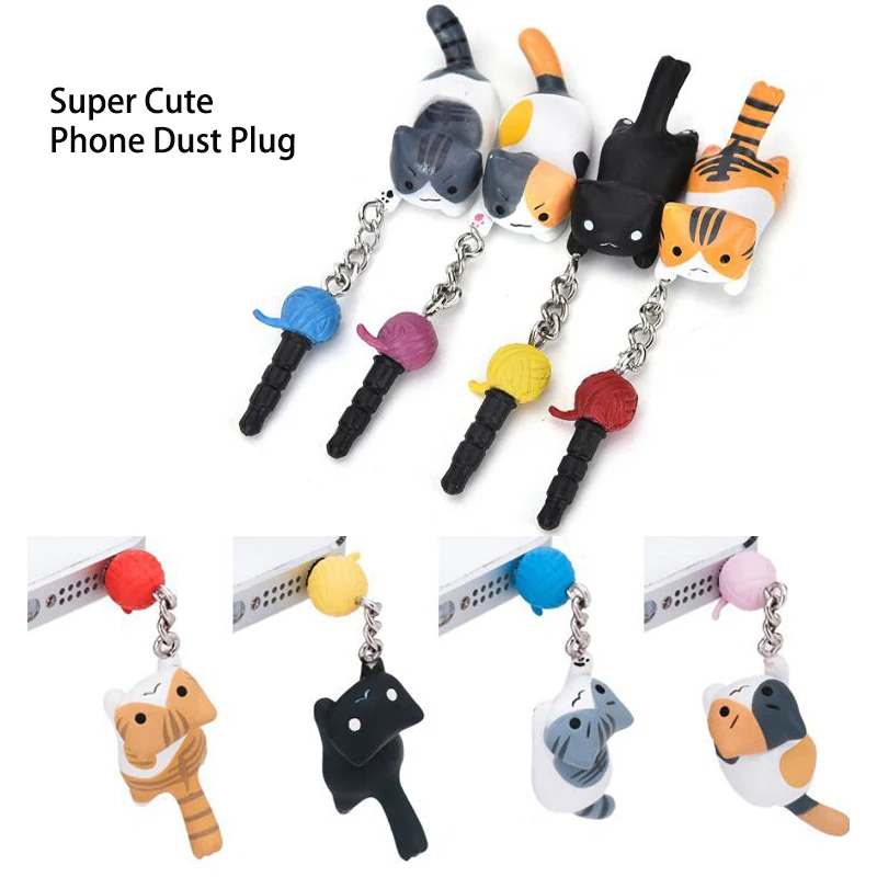 Super Cute Dust Plug Lucky Cat Playing Ball 3.5mm Anti Dust Earphone Jack Plug Stopper Cap For Phone
Super Cute Dust Plug Lucky Cat Playing Ball 3.5mm Anti Dust Earphone Jack Plug Stopper Cap For Phone