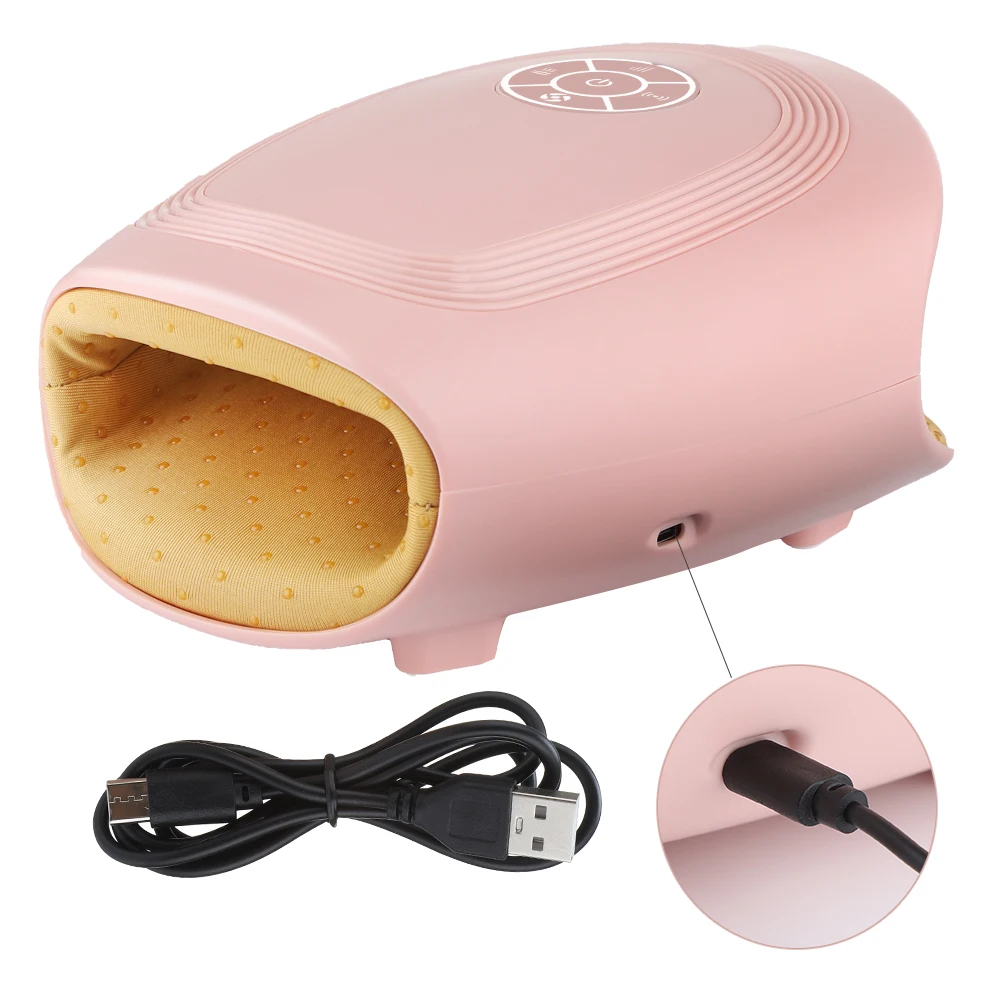 Electric Hand Massager Heat Palm Finger Acupoint Wireless Massager Press Joints to Prevent Arthritis and Care for Hand Skin 
Electric Hand Massager Heat Palm Finger Acupoint Wireless Massager Press Joints to Prevent Arthritis and Care for Hand Skin