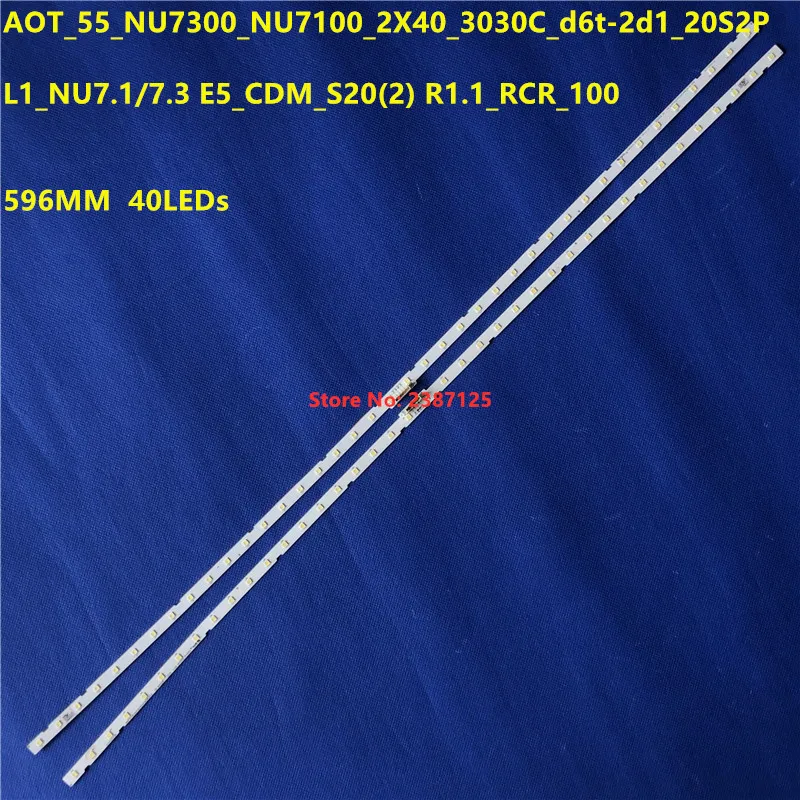 Светодиодная лента, 40 светодиодов для Samsung L1_NU7.1/7,3 E5_CDM_S20(2) R1.1 _ RCR_100 UE55NU7300 UE55NU7300 UE55NU7179 UE55NU7175 UE55NU7170
Светодиодная лента, 40 светодиодов для Samsung L1_NU7.1/7,3 E5_CDM_S20(2) R1.1 _ RCR_100 UE55NU7300 UE55NU7300 UE55NU7179 UE55NU7175 UE55NU7170