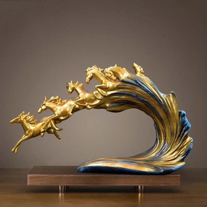 NEW RETRO SIX HORSE STATUES AND SCULPTURES GEOMETRIC ANIMAL DECORATION STATUE RESIN CRAFTS HOME DECORATION ACCESSORIES GIFTS
NEW RETRO SIX HORSE STATUES AND SCULPTURES GEOMETRIC ANIMAL DECORATION STATUE RESIN CRAFTS HOME DECORATION ACCESSORIES GIFTS