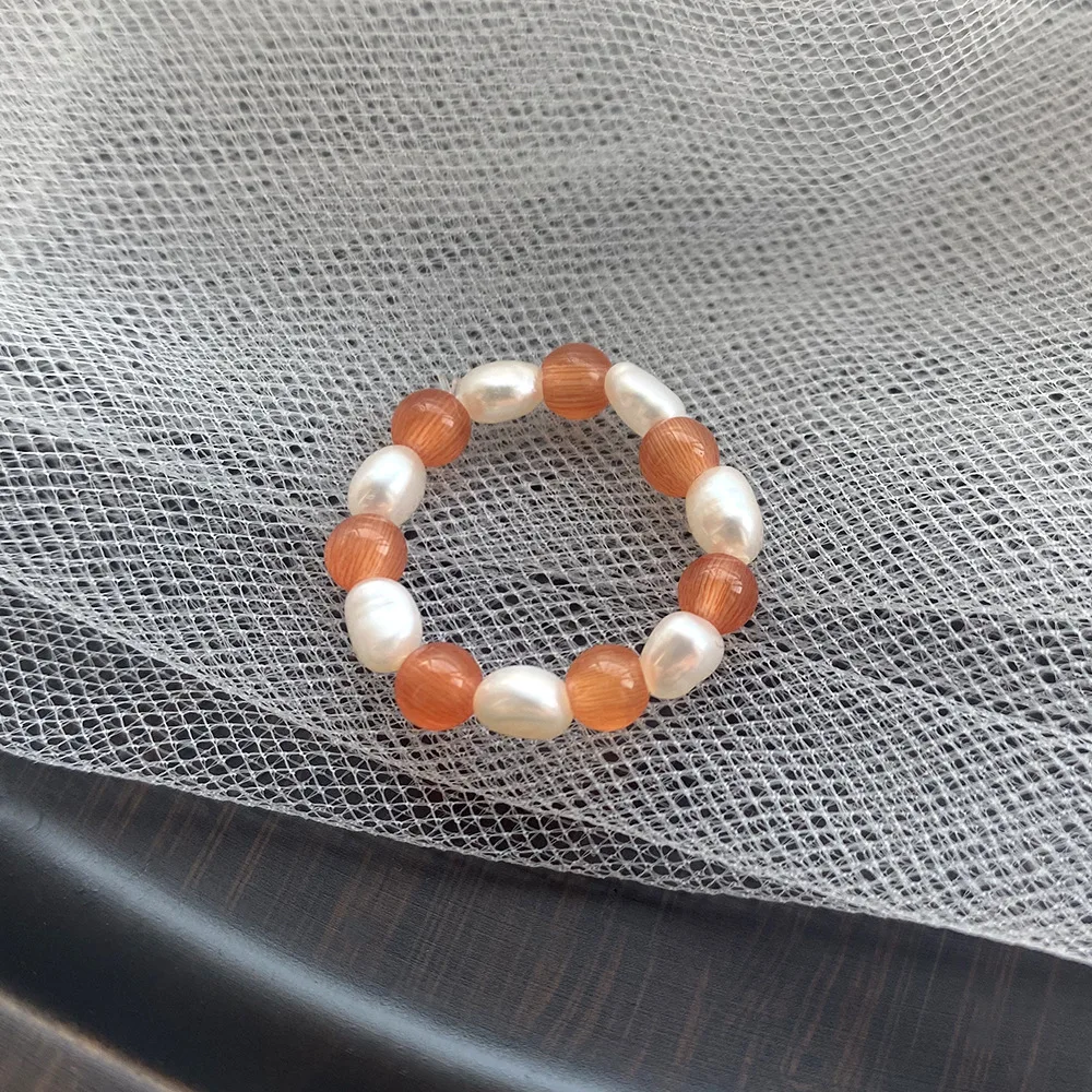 Fashionable Simple Temperament Beautiful Opal Freshwater Pearl Beaded Ring Women Jewelry Holiday Gift Accessories Wholesale
Fashionable Simple Temperament Beautiful Opal Freshwater Pearl Beaded Ring Women Jewelry Holiday Gift Accessories Wholesale