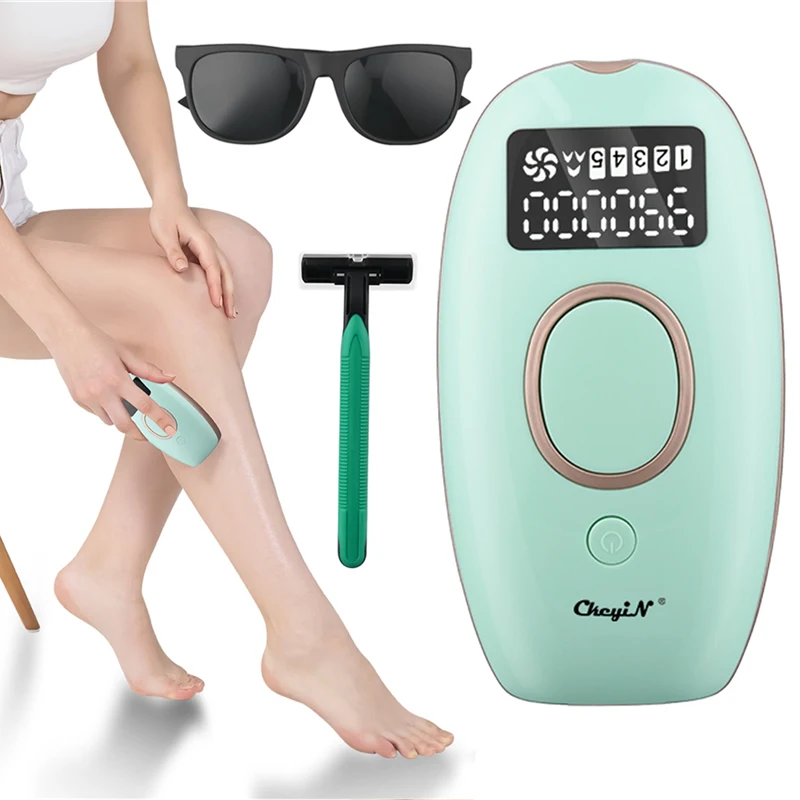 

CkeyiN Professional Laser Painless Epilator IPL Permanent Hair Remover Pulse Light Depilation Handset for Armpit Leg Bikini Area