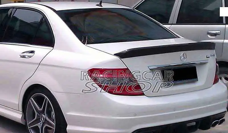 V образный спойлер для багажника из натурального углеродного волокна подходит BENZ