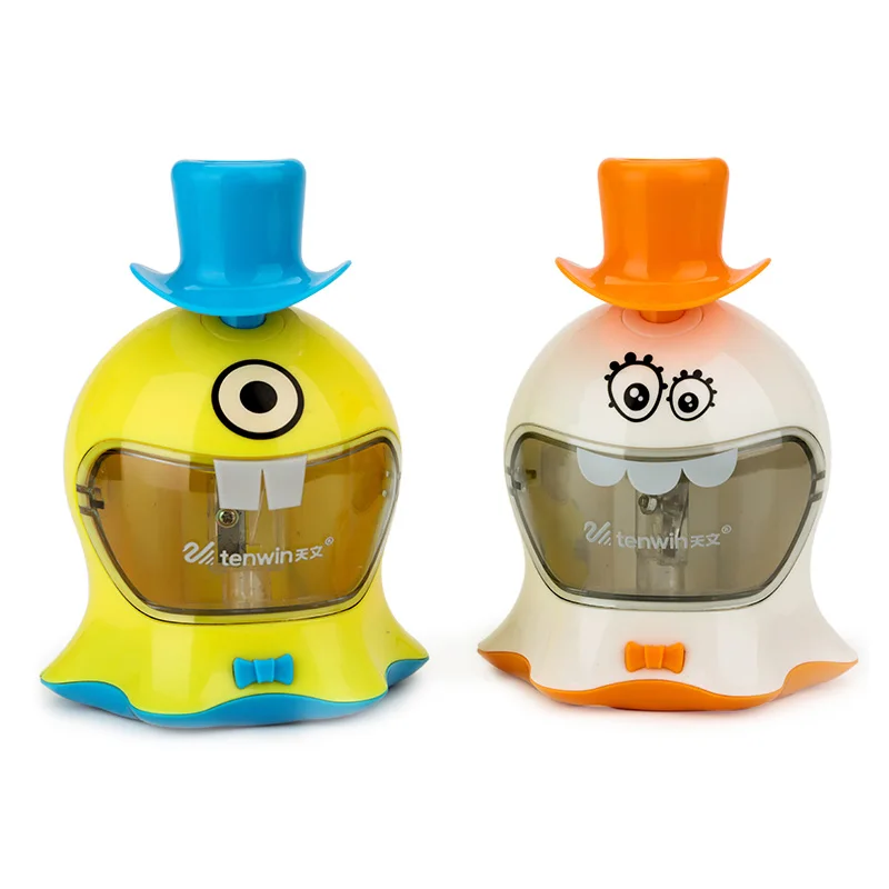 Cartoon Cute Electric Pencil Sharpener Replaceable Blade Fast Sharp Automatic Pen Sharpeners For 6-8mm Pencils Office Stationery
Cartoon Cute Electric Pencil Sharpener Replaceable Blade Fast Sharp Automatic Pen Sharpeners For 6-8mm Pencils Office Stationery