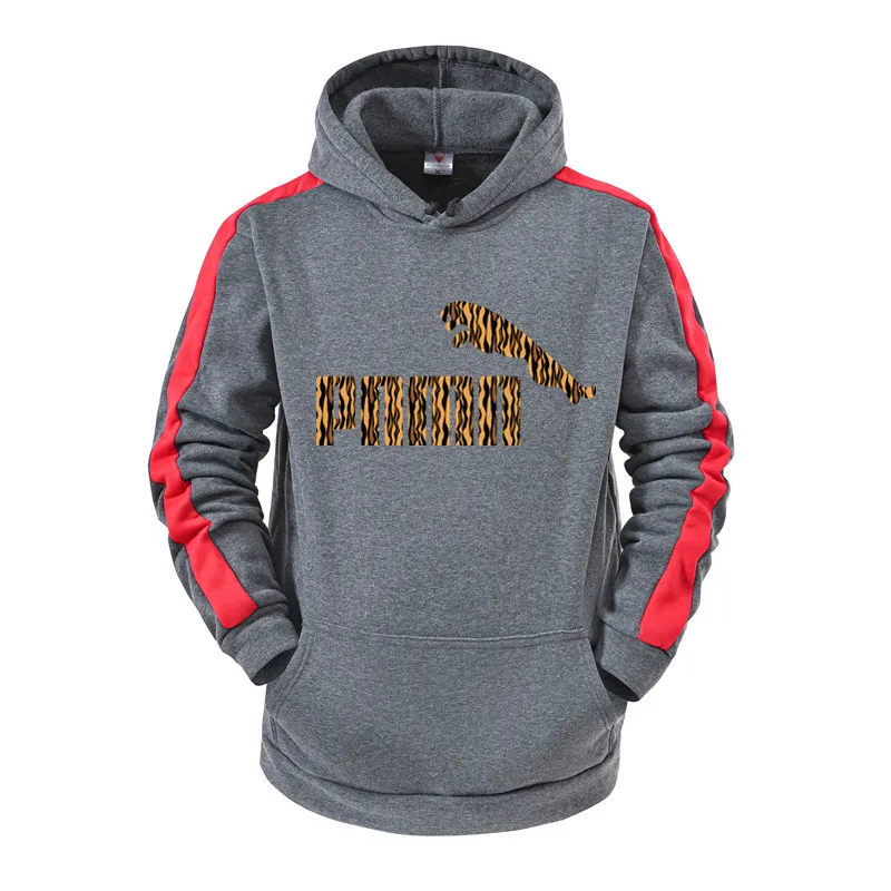 International famous sports brand classic logo printed men's Hoodie pullover, casual loose breathable splicing sportswear
International famous sports brand classic logo printed men's Hoodie pullover, casual loose breathable splicing sportswear
