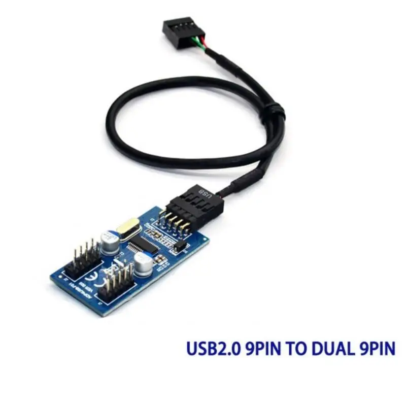 USB 9-контактный разъем для материнской платы разделитель от 1 до 2 Удлинительный кабель усилитель порта 1 шт.
USB 9-контактный разъем для материнской платы разделитель от 1 до 2 Удлинительный кабель усилитель порта 1 шт.