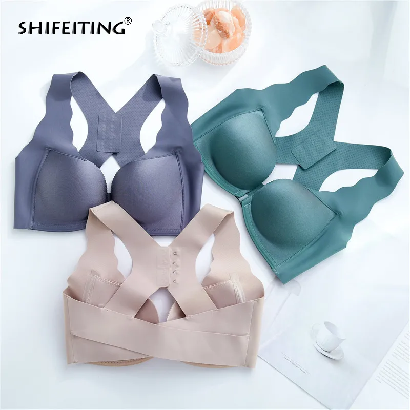 Sexy Women Bras For Women Push Up Bra Front Buckle Female Underwear Cross Back Tops Yoga Beauty Y-Back Posture Corrector Bras
Sexy Women Bras For Women Push Up Bra Front Buckle Female Underwear Cross Back Tops Yoga Beauty Y-Back Posture Corrector Bras