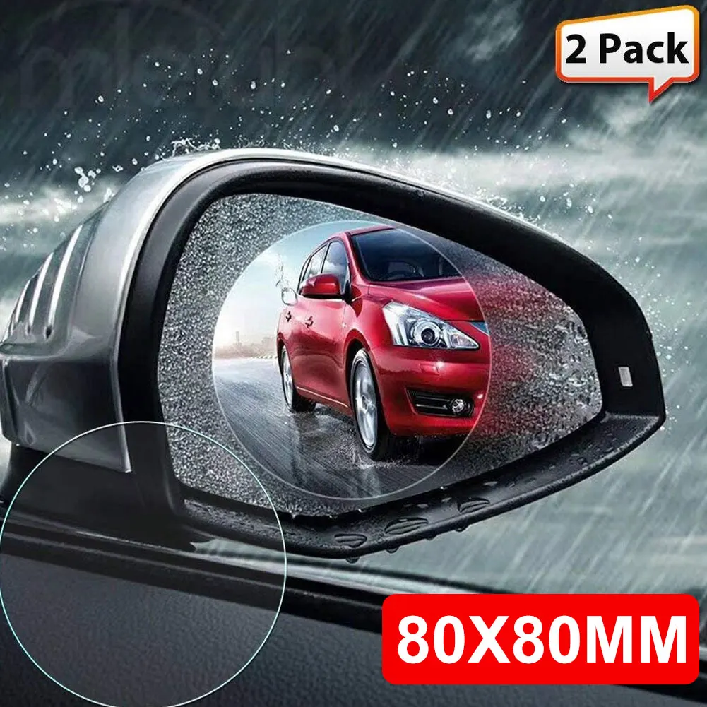 Safety Rain-Proof Sticker Rearview Mirror Waterproof 80x80 2pcs Universal Cars Waterproof Film Anti-Fog Film
Safety Rain-Proof Sticker Rearview Mirror Waterproof 80x80 2pcs Universal Cars Waterproof Film Anti-Fog Film
