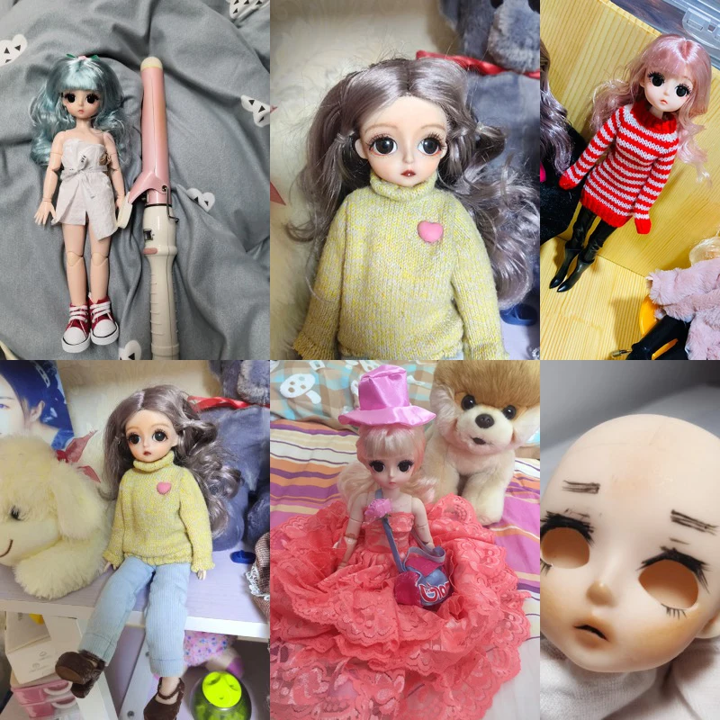 Bjd Doll 1/6 28cm 22 Movable Joint Dolls Without Makeup Baby Plastic Head Nude Body Fashion Doll Kids Toys for Girls DIY Gift
Bjd Doll 1/6 28cm 22 Movable Joint Dolls Without Makeup Baby Plastic Head Nude Body Fashion Doll Kids Toys for Girls DIY Gift