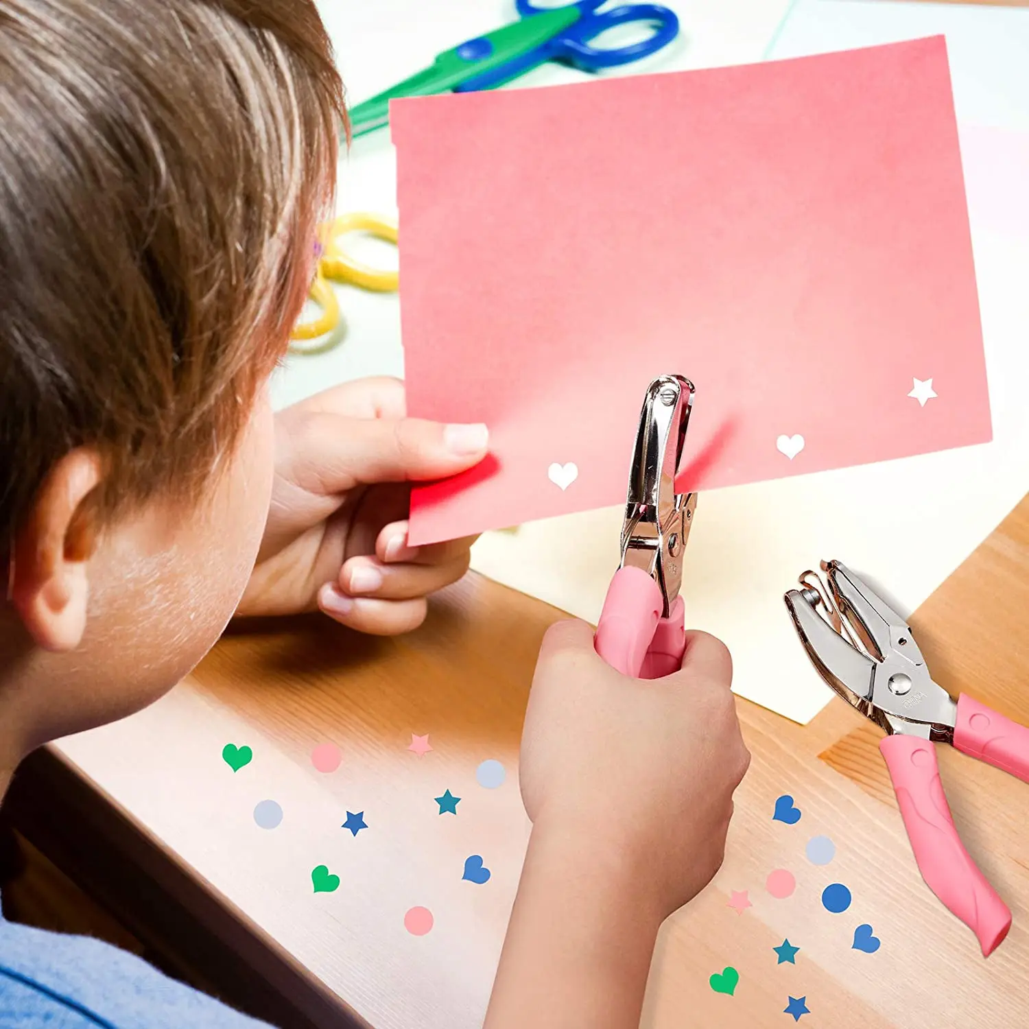 Hole Punch, Single Hole Puncher, Classic Office Paper Punch for Craft Paper, DIY Crafts, Perfect for Home Office School Supplies
Hole Punch, Single Hole Puncher, Classic Office Paper Punch for Craft Paper, DIY Crafts, Perfect for Home Office School Supplies