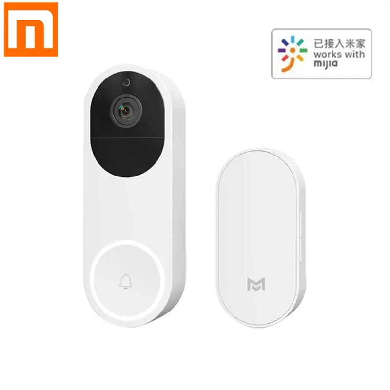 Xiaomi mijia MDB11 AI распознавание лица 1080P ИК ночного видения WiFi умный видео дверной