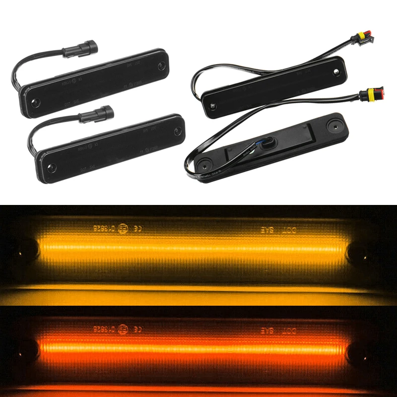 beler 4Pcs 25952319 15114677 Smoke Lens F&R LED Side Marker Light Red&Amber Fit for Hummer H2 2003-2004 2005 2006 2007 2008 2009
beler 4Pcs 25952319 15114677 Smoke Lens F&R LED Side Marker Light Red&Amber Fit for Hummer H2 2003-2004 2005 2006 2007 2008 2009