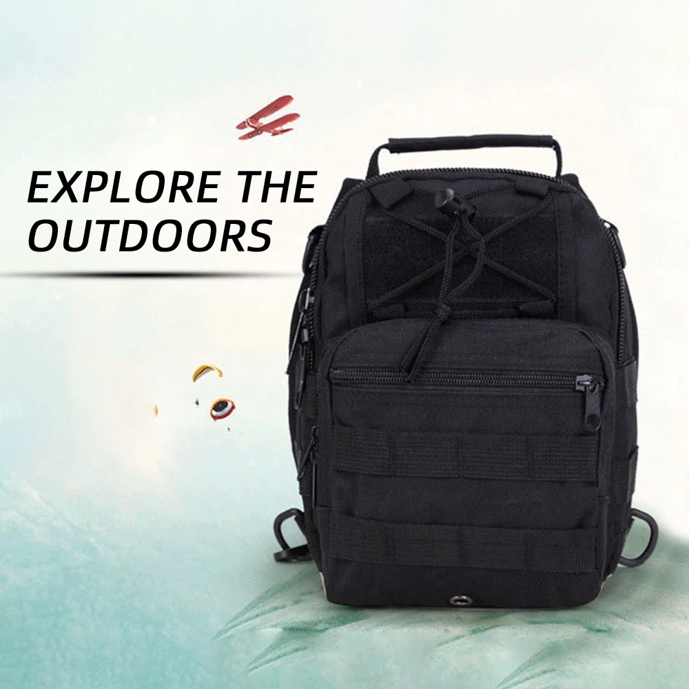 Mountaineering Hiking Cycling Shoulder Bag Combat Camouflage Messenger Tactical Chest Bag Hunting and Fishing Shoulder Backpack
Mountaineering Hiking Cycling Shoulder Bag Combat Camouflage Messenger Tactical Chest Bag Hunting and Fishing Shoulder Backpack