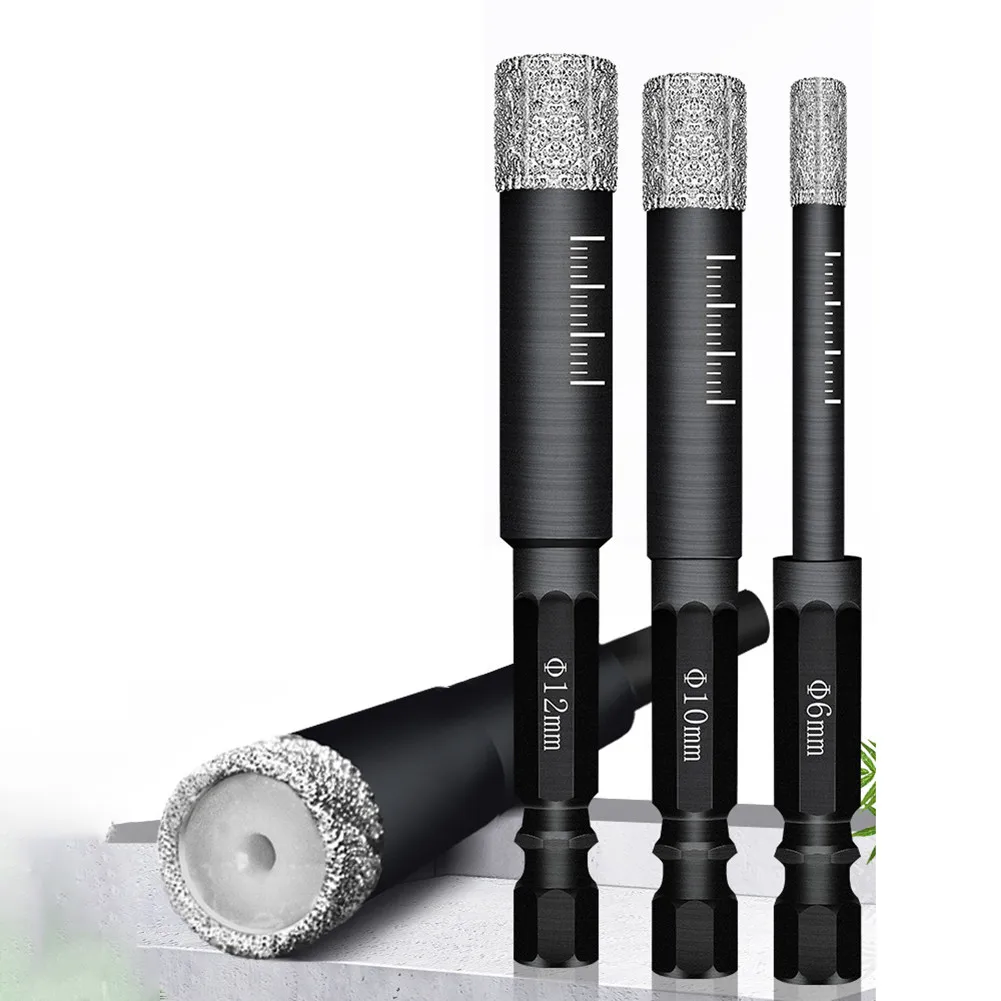 1PC 6/8/10/12mm Diamond Drill Bit Set Porcelain Granite Tile Glass Marble For Angle Grinder Hand Drills
1PC 6/8/10/12mm Diamond Drill Bit Set Porcelain Granite Tile Glass Marble For Angle Grinder Hand Drills