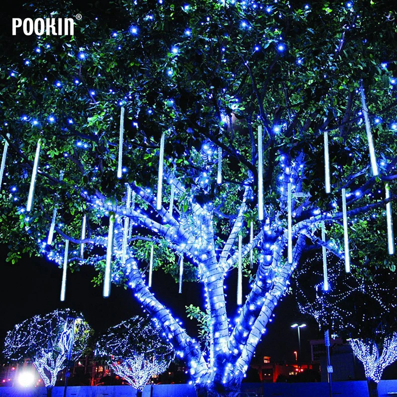 30cm 50cm 8 Tubes Outdoor Meteor Shower Rain LED String Lights Waterproof For Christmas Wedding Party Decoration EU/US Plug
30cm 50cm 8 Tubes Outdoor Meteor Shower Rain LED String Lights Waterproof For Christmas Wedding Party Decoration EU/US Plug