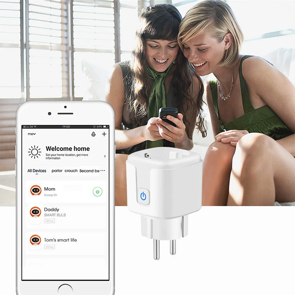 Hangrui Smart Plug Wireless Remote WiFi/APP/Voice Control Power Energy Monitor Outlet Timer Socket for Alexa Google Home
Hangrui Smart Plug Wireless Remote WiFi/APP/Voice Control Power Energy Monitor Outlet Timer Socket for Alexa Google Home