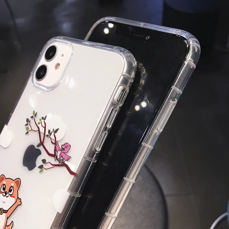 Funny Cute Cartoon Dog Transparent Phone Case For iPhone 11 Pro MAX X XS XR 12 Mini 7 8 plus 6S Animal Soft TPU Shockproof Cover 
Funny Cute Cartoon Dog Transparent Phone Case For iPhone 11 Pro MAX X XS XR 12 Mini 7 8 plus 6S Animal Soft TPU Shockproof Cover