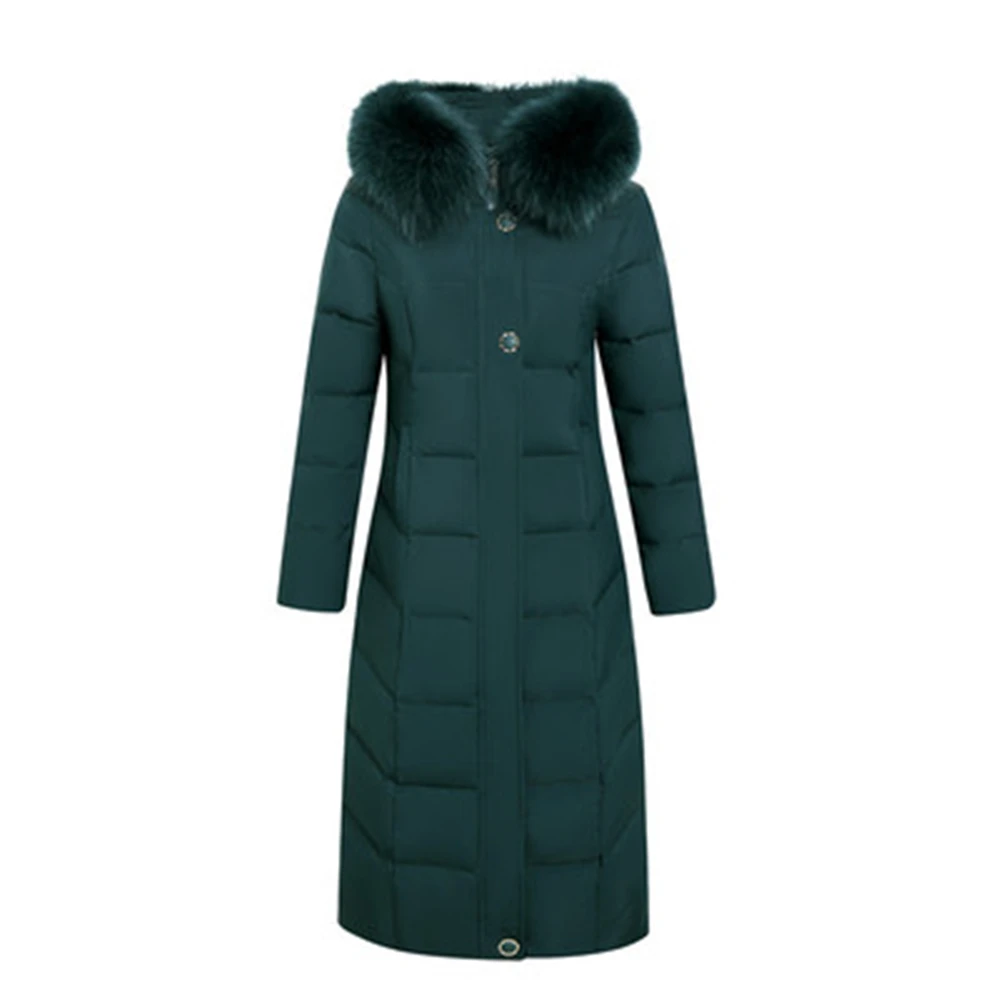 Winter Womens Long Down Cotton Coats Big Fur Collar Woman Jackets Lady Parkas Elegant Trendy Female Overcoat Hoodies
Winter Womens Long Down Cotton Coats Big Fur Collar Woman Jackets Lady Parkas Elegant Trendy Female Overcoat Hoodies