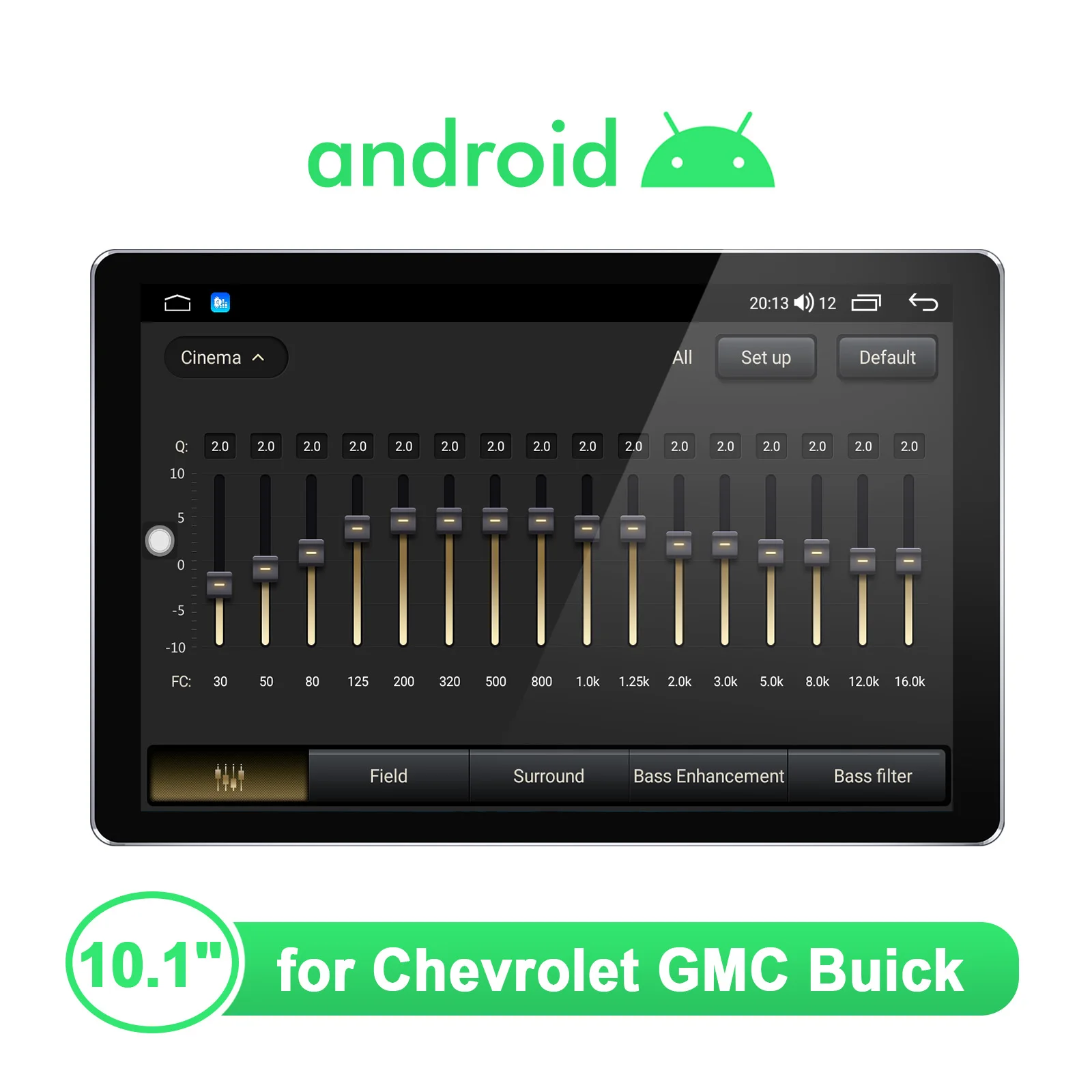 JOYING 1280*800 Screen 4GB RAM 64GB ROM Carplay Android 10.0 Car Radio Player 10.1 Inch RDS DSP SPDIF For Chevrolet GMC Buick
JOYING 1280*800 Screen 4GB RAM 64GB ROM Carplay Android 10.0 Car Radio Player 10.1 Inch RDS DSP SPDIF For Chevrolet GMC Buick