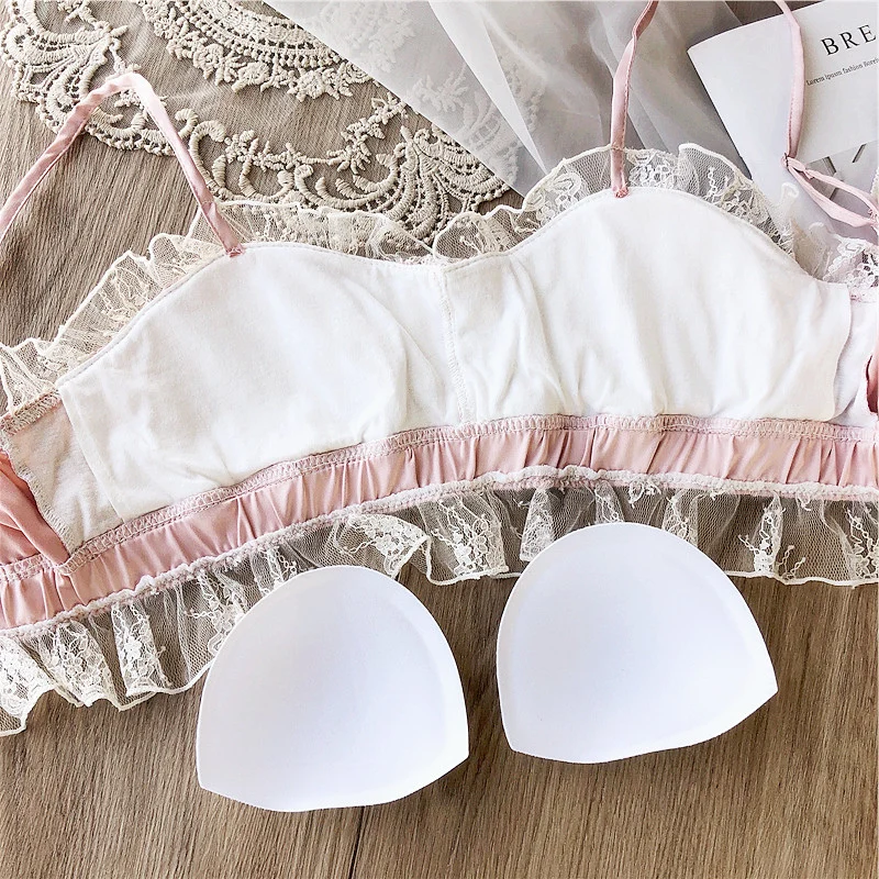 Retro Elegant Princess Satin Lace Trim No-rims Bra & Panties Set Japanese Sexy Sweet Lolita Underwear Set Fairy Intimates Set
Retro Elegant Princess Satin Lace Trim No-rims Bra & Panties Set Japanese Sexy Sweet Lolita Underwear Set Fairy Intimates Set
