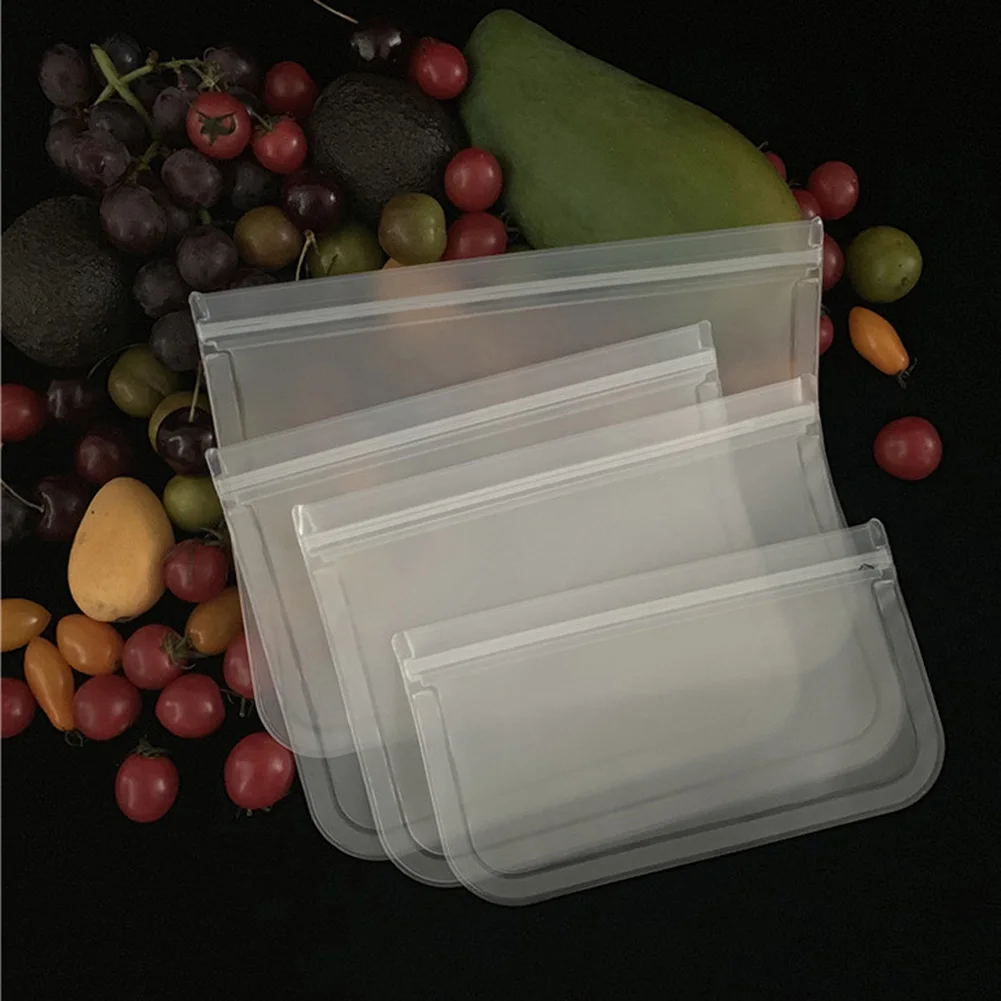 Silicone Food Storage Bag Reusable Stand Up Zip Shut Bag Leakproof Containers Fresh Bag Food Storage Bag Fresh Wrap Ziplock Bag
Silicone Food Storage Bag Reusable Stand Up Zip Shut Bag Leakproof Containers Fresh Bag Food Storage Bag Fresh Wrap Ziplock Bag