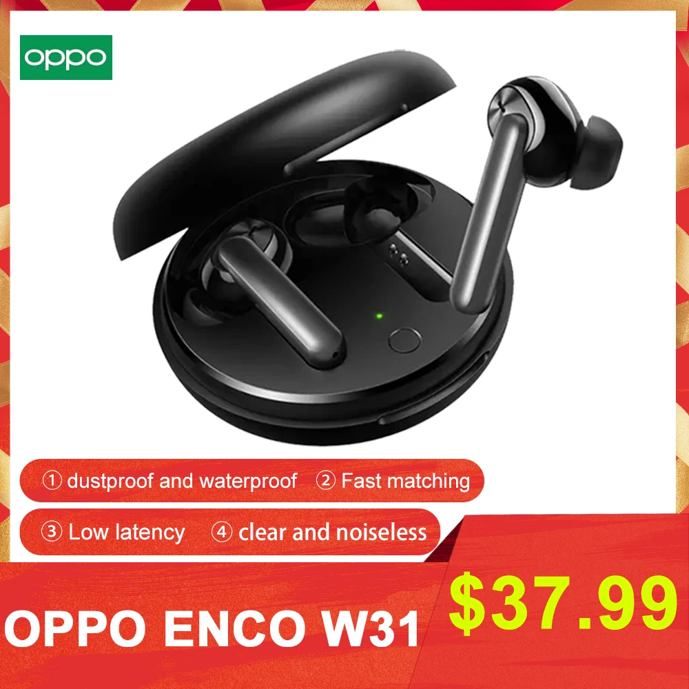 W31 Original Earphones Bluetooth Low Latency Wireless IP54 Waterproof Headsets For Apple OPPO
W31 Original Earphones Bluetooth Low Latency Wireless IP54 Waterproof Headsets For Apple OPPO