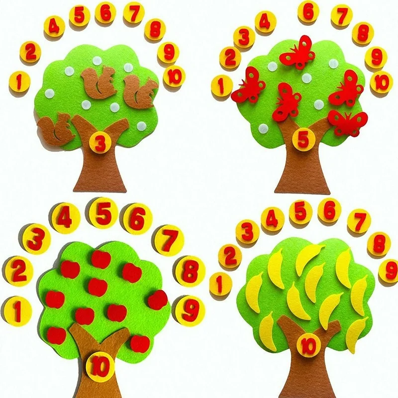 Kids Montessori Toys DIY Non-woven Apple Tree Numbers Counting Toy Math Toy Educational Learning Toys for Children Teaching Aids
Kids Montessori Toys DIY Non-woven Apple Tree Numbers Counting Toy Math Toy Educational Learning Toys for Children Teaching Aids