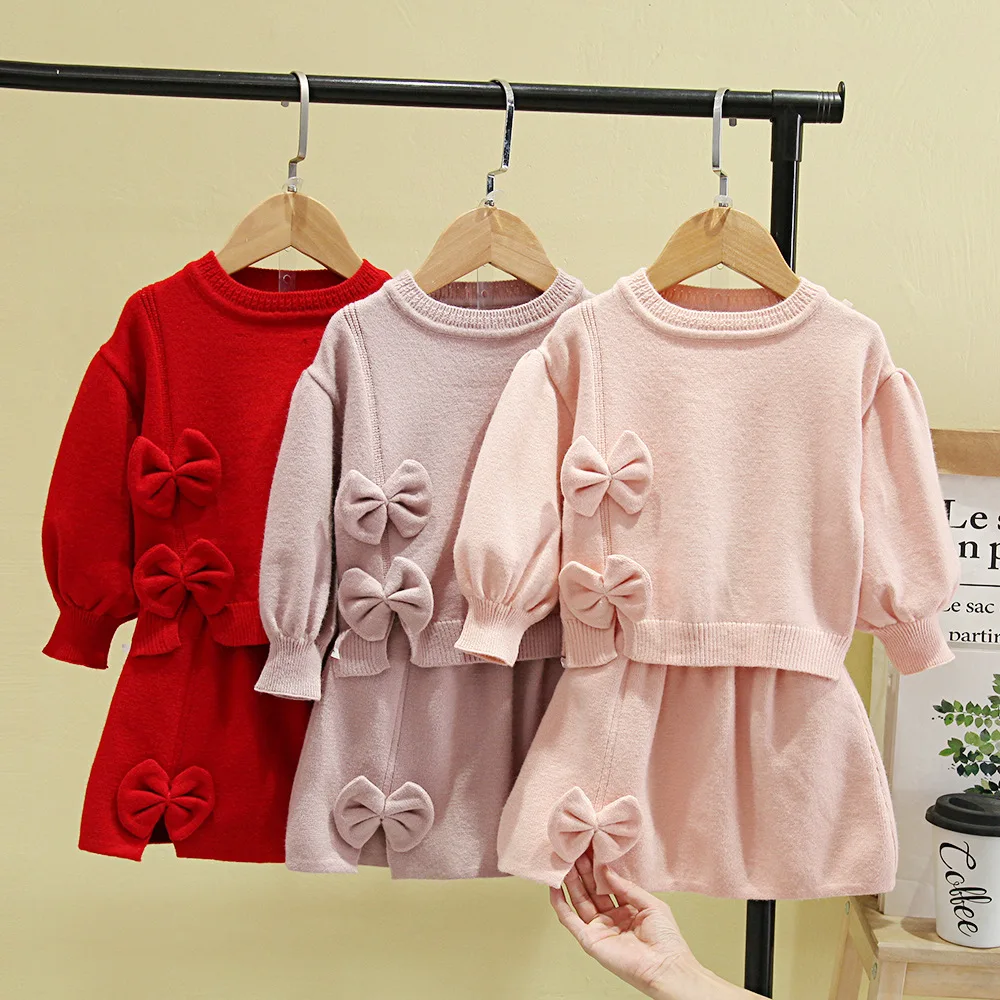 Children Clothes 2021 New Autumn Winter Children Suit Pure Color Sweater Two-Piece Set For Baby Girls Christmas Princess Dresses
Children Clothes 2021 New Autumn Winter Children Suit Pure Color Sweater Two-Piece Set For Baby Girls Christmas Princess Dresses