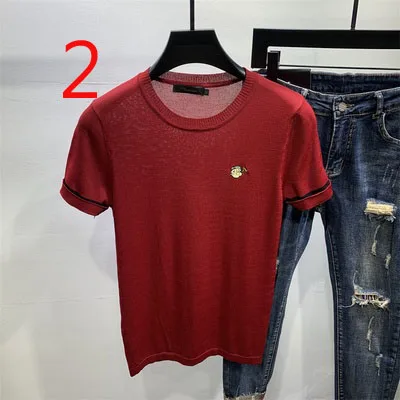 Men's letter printed short-sleeved T-shirt summer cotton half-sleeved youth simple top fashion tee slim
Men's letter printed short-sleeved T-shirt summer cotton half-sleeved youth simple top fashion tee slim
