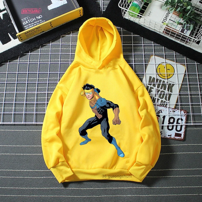 Anime Cartoon Invincible Boy Print Boys Hoodie Fashion High Quality Children'S Spring Autumn Winter Sweatshirt Boy Yellow Hoodie
Anime Cartoon Invincible Boy Print Boys Hoodie Fashion High Quality Children'S Spring Autumn Winter Sweatshirt Boy Yellow Hoodie