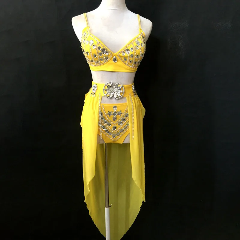 2021 Shiny Rhinestone DS Show Costume Nightclub Pole Dance Show Sexy Costume Hand-sewn High-end Rhinestones Dj Dance clothes
2021 Shiny Rhinestone DS Show Costume Nightclub Pole Dance Show Sexy Costume Hand-sewn High-end Rhinestones Dj Dance clothes