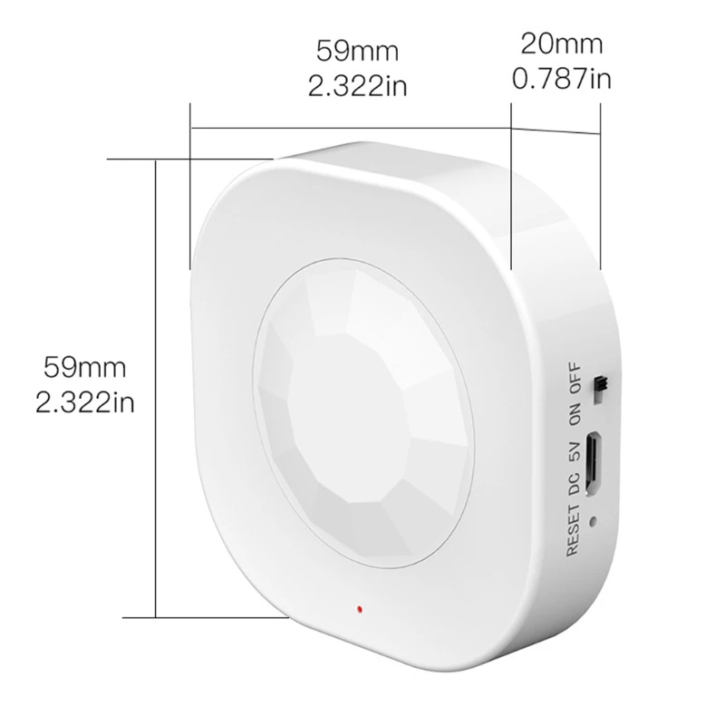 Smart PIR Motion WiFi Human Body Sensor Security Burglar Alarm APP Control Smart Home Intelligent System Remote Control Host
Smart PIR Motion WiFi Human Body Sensor Security Burglar Alarm APP Control Smart Home Intelligent System Remote Control Host