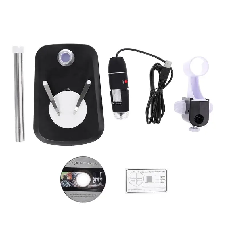 1600X USB Digital Microscope Electronic Microscope Camera Endoscope 8 LED Magnifier Adjustable Magnification with Stand For PC
1600X USB Digital Microscope Electronic Microscope Camera Endoscope 8 LED Magnifier Adjustable Magnification with Stand For PC