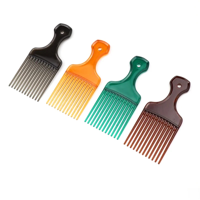 1pc Wide Teeth Brush Pick Comb Fork Hairbrush Insert Hair Pick Comb Plastic Voor Krullend Afro Haar styling Tools 
1pc Wide Teeth Brush Pick Comb Fork Hairbrush Insert Hair Pick Comb Plastic Voor Krullend Afro Haar styling Tools