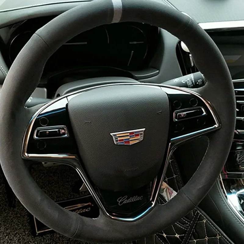 For Cadillac ATS ATSL XTS SRX CTS xt5 xt4 CT6 DIY suede hand sewn car steering wheel cover
For Cadillac ATS ATSL XTS SRX CTS xt5 xt4 CT6 DIY suede hand sewn car steering wheel cover