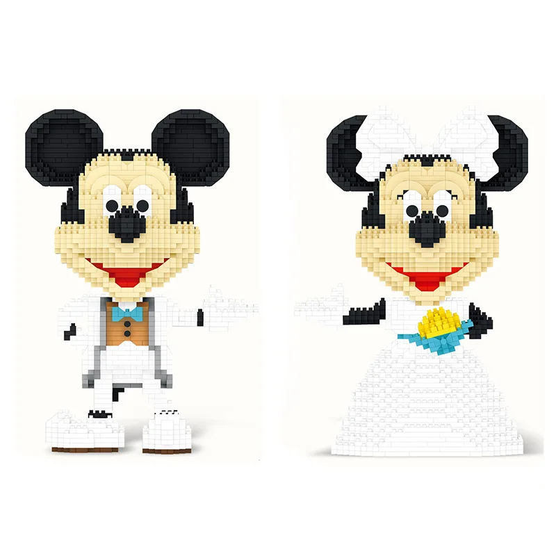 Новый конструктор Disney Микки и Минни брак развивающие игрушки для детей | Игрушки