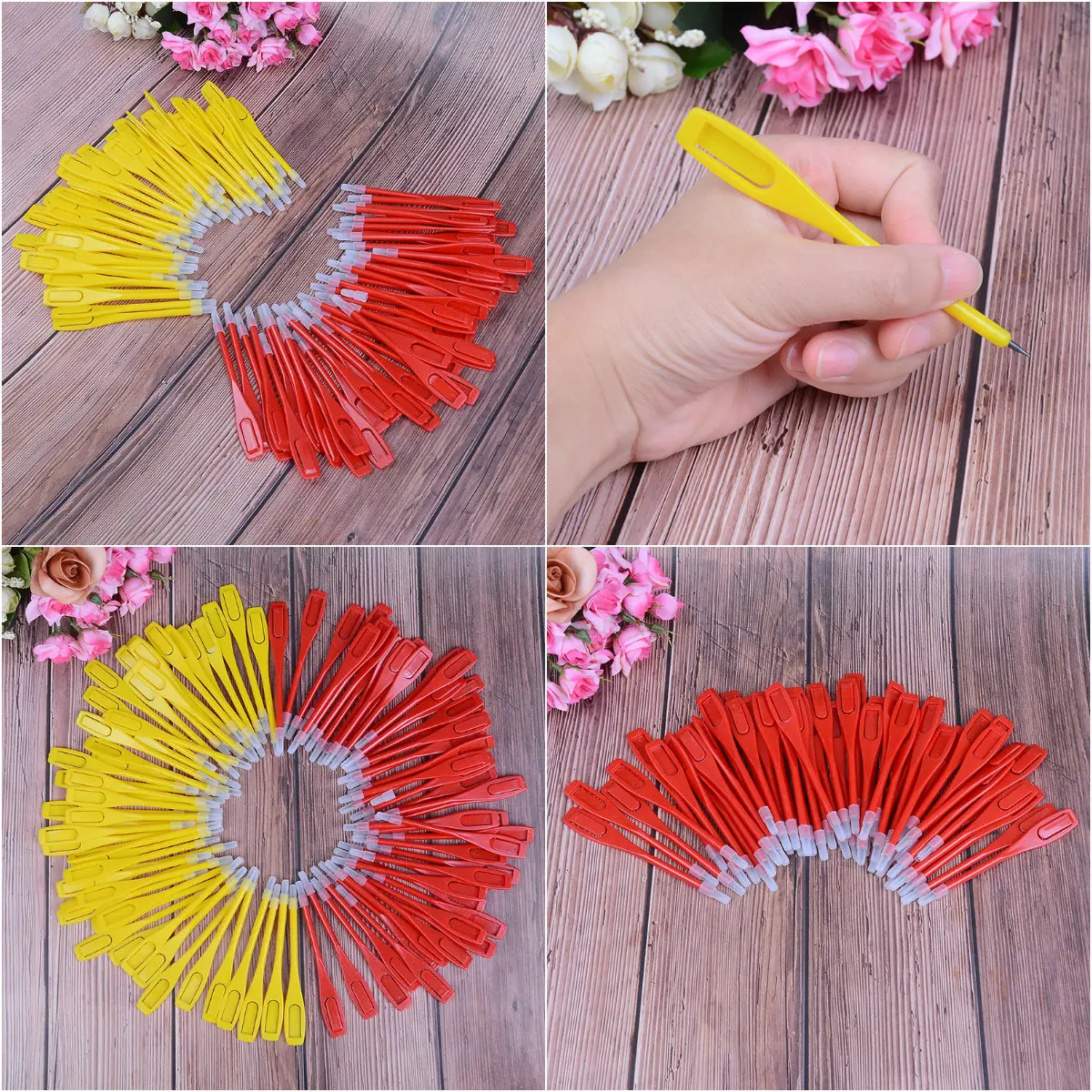 50pcs Golf Marker Pencils Scoring Record Golf pen recording Clear Mud Tool 
50pcs Golf Marker Pencils Scoring Record Golf pen recording Clear Mud Tool