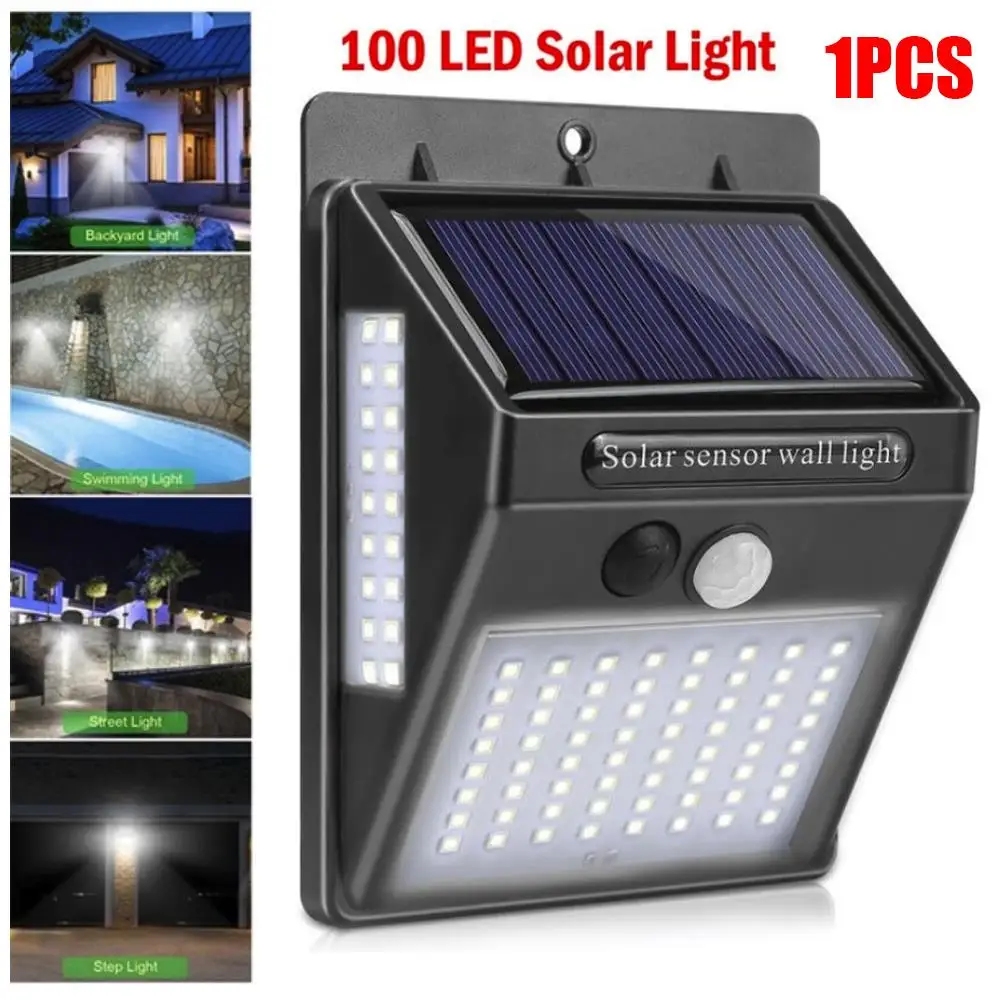 Motion Sensor LED Solar Light 100LED Garden Yard Path Walkway Lights Solar Lamp Durable Waterproof Wall Light
Motion Sensor LED Solar Light 100LED Garden Yard Path Walkway Lights Solar Lamp Durable Waterproof Wall Light